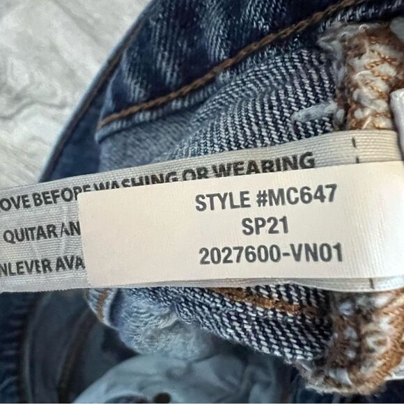 Madewell The Perfect Jean Short in Balsam Wash Tencel Denim Edition Womens sz 31 - Picture 8 of 11